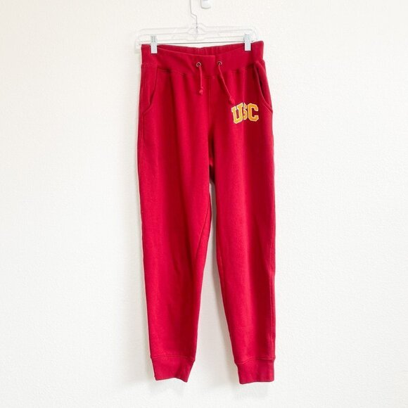 🦋 USC University of Southern California Red Sweatpants Size Medium - Picture 1 of 4